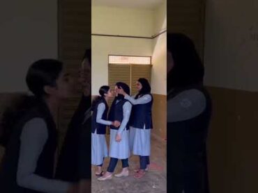 Muslim Girls Kiss in Classroom