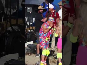 Margot Robbie PUNCHED an actor on the Barbie set?! shorts