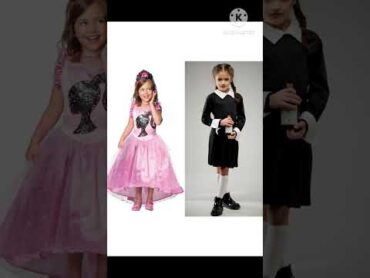 Wednesday 💀 VS Barbie 🌺  باربي بمواجهة وينزدي من الأجمل short shorts barbie wednesday  addams
