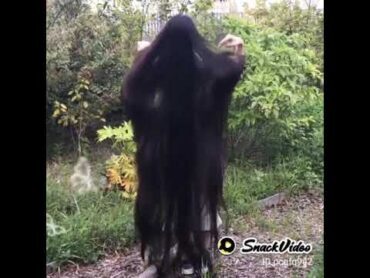 waoooo beautiful silky long hair 🥰🥰 long hair girl