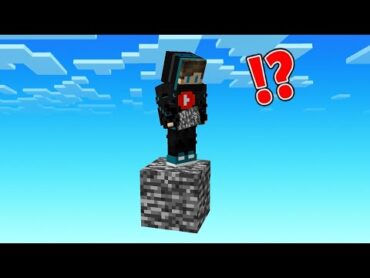 ماين كرافت : عشت 24 ساعة على بلوكة البيدروك ولكن كل شي بيدروك !!؟😱🔥