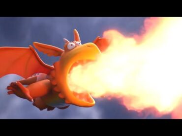 Zog Has A Fire Breathing Battle!  Zog Movie