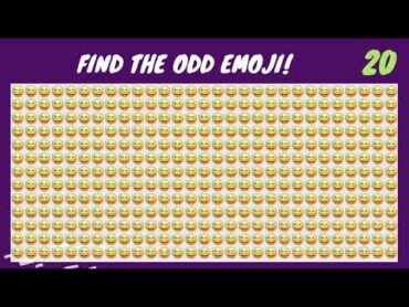 FIND THE ODD EMOJI 11 HARD EDITION