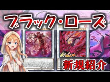 【遊戯王テーマ紹介486】ブラックローズ・ドラゴン　ローズ新規を語りたい【ゆっくり解説】