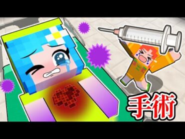 【緊急⚠️】友達の体内に入って病気を治すマインクラフト❤️‍🩹（ぴこみんず ）