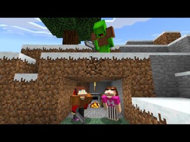 逃走中！ヒカキンさんと鬼から逃げながらサバイバル！【まいくら・マインクラフト】