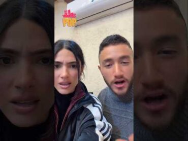 أحمد مالك وهدي المفتي بدأوا السنة الجديدة علي طريقتهم😂 couples goals shorts 😍