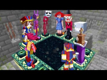 【マイクラ】アメージングデジタルサーカスのキャラが協力してくれる世界
