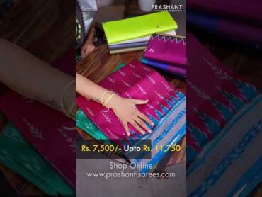 Pure Sambalpuri Ikat Silk Sarees from Rs. 7,500/  Prashanti  29 Aug 24