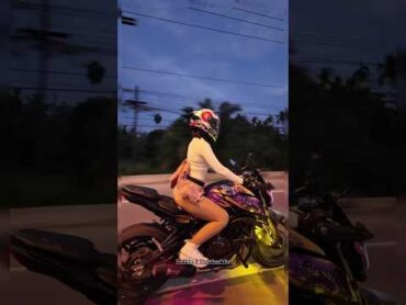 Sexy Lady Biker Girl Gyatt 🏍️💨Bike Queen bike bikelover bikergirl bikelife