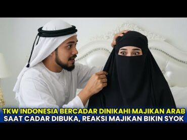 VIRAL‼️TKW Indonesia Bercadar Dinikahi Juragan Arab, Saat Cadar Dibuka Majikan Syok Berat