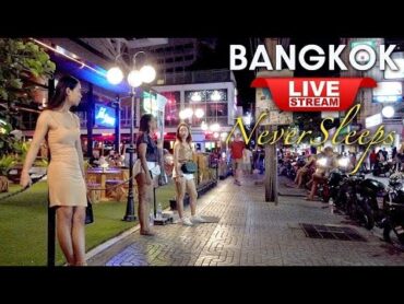 Live Bangkok tour 🔴 Walking tour Bangkok Hot places ❤️‍🔥 NIght walks in Thailand 방콕 태국 여행 TV タイライブ