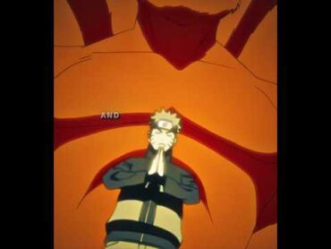 "Naruto Mastered Kurama&39;s Power 🗿🔥"  Naruto Edit  Montagem Coral x Vois Sur Ton Chemin x He&39;s Back