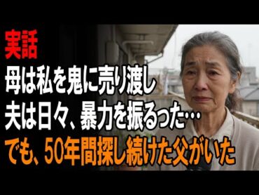 「再出発」実話 👵💔 母は私を鬼に売り、夫は私を殴り続けた... しかし、50年間私を探し続けた父がいた。