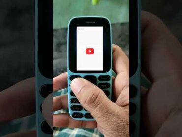 YouTube playing on Itel keypad phone shorts