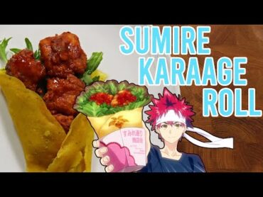 EASY, CRISPY & JUICY KARAAGE  How to make Sumire Karaage Roll from Food Wars  Anime Kitchen