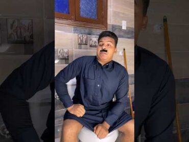 لما تفتح علي ابوك باب الحمام 🚽🤦‍♂️🤣