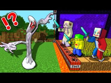 都市伝説くねくね vs 最強セキュリティ畑🔥⚔️【マインクラフト マイクラ】ぽっぴんず