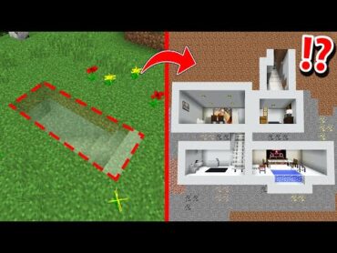 絶対にバレない最強地下ハウスの作り方【まいくら・マインクラフト】【まいくら・マインクラフト】